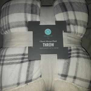 MARTHA STEWART SHERPA THROW... 50IN×60IN